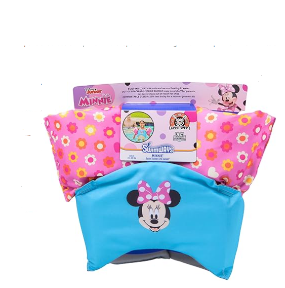 Minnie Swim Trainer, for Kids 33-55 lbs, Minnie