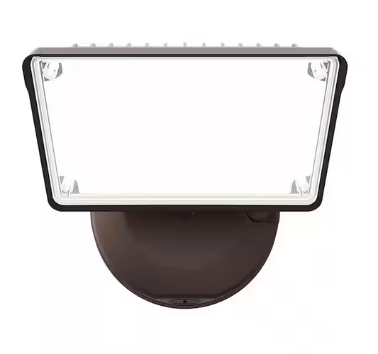 HALO TGS 120-Watt 90 Degree Bronze Outdoor Integrated LED Flood Light