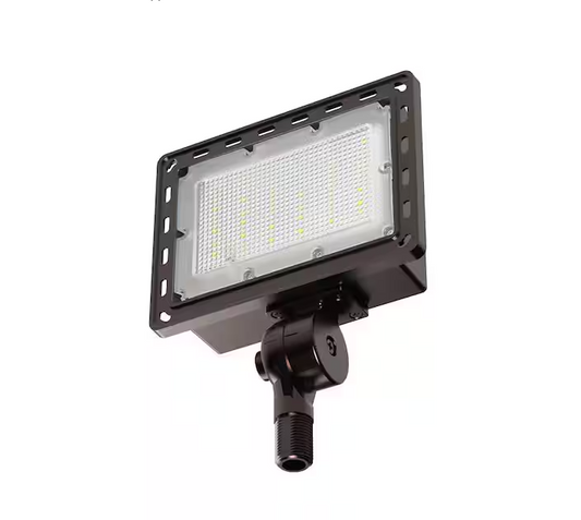 1000/2000/3000 Lumen Select Integrated LED Bronze Dusk to Dawn Commercial Ground/Wall Flood Light, 4000K