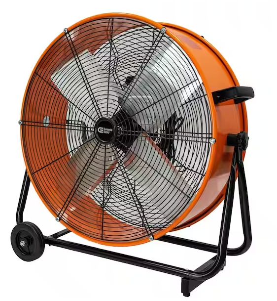 CE 24 in. 2-Speed Heavy Duty Tilt Drum Fan