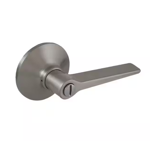 Freedom Satin Nickel Bed/Bath Door Lever