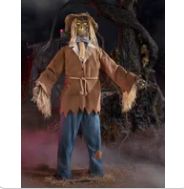 Home Accents Holida 6 ft. Animated LED Snapping Scarecrow