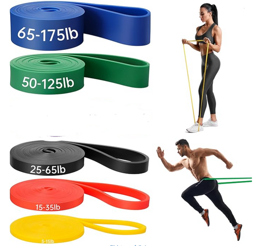 Resistance Bands for Working Out, 5 Packs Exercise Bands