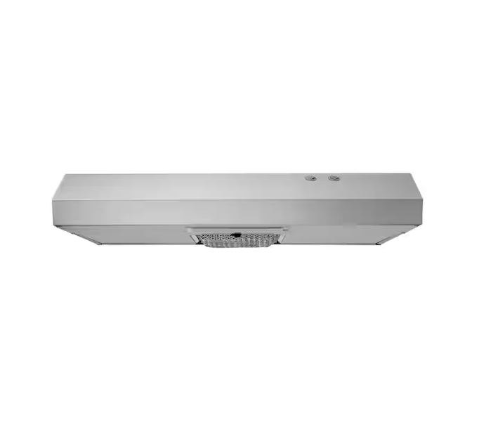 Vissani Arno 30 in. 240 CFM Convertible Under Cabinet Range Hood in Stainless Steel with Lighting and Charcoal Filter