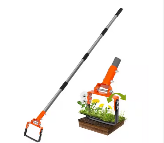 67-in. Adjustable Garden Action Hoe for Weeding, Stirrup Hoe and Hula-Hoe for Gardening Weeder Cultivator
