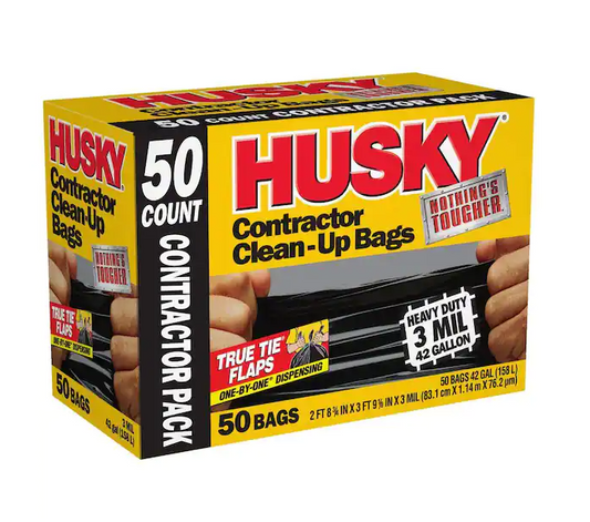 Husky 42 Gal. Contractor Bags (50-Count)