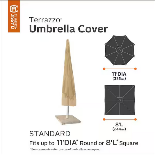 Classic Accessories Terrazzo Patio Umbrella Cover (11' Round or 8' Square)