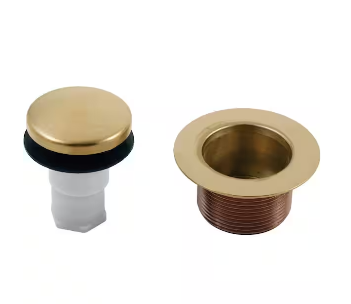 Delta Gold 2-27/32 in. Brass Toe-Operated Tub Drain in Champagne Bronze