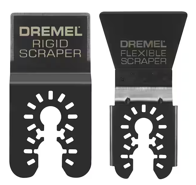 Dremel Universal Rigid & Flexible Oscillating Multi-Tool Scraping Set (2-Pieces)