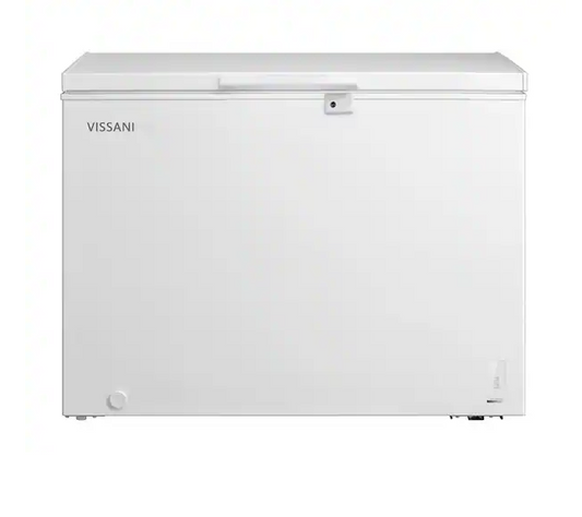 Vissani 8.8 cu. ft. Hubspace Powered Manual Defrost Convertible Chest Freezer with LED Light in White