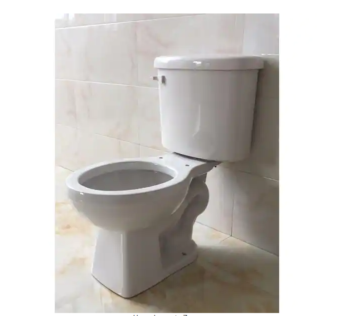 Round Toilet and Tank White with 12 in. Rough-In