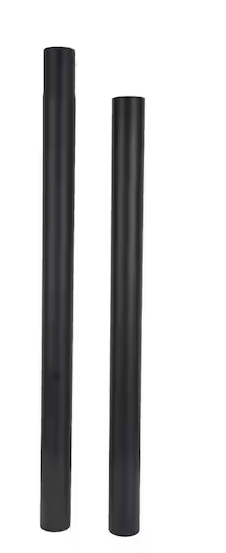 Lutec 80 in. Black Outdoor Post