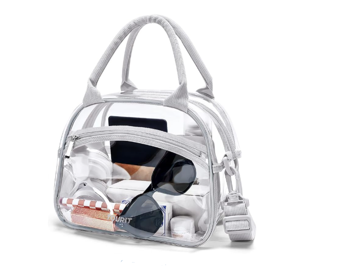 TOURIT Stadium Approved Clear Lunch Bag Transparent Bag