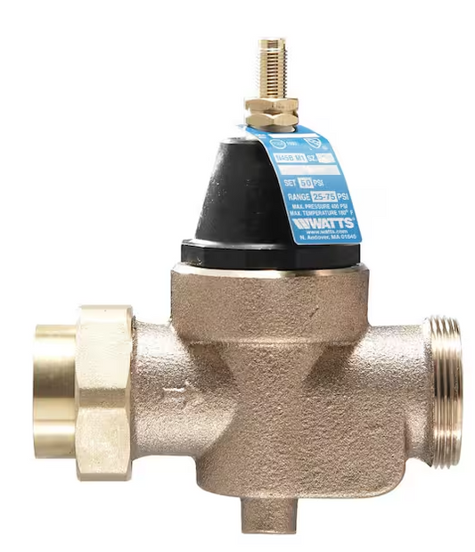 Watts 1 in. Lead-Free Brass FPT x FPT Pressure Reducing Valve