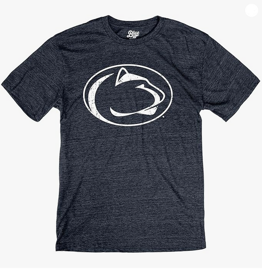Penn State Nittany Lions Tri-Blend T-Shirt Vintage Icon Team Color, Large
