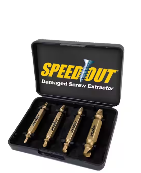 Speed Out Titanium Screw Extractor (4-Piece)