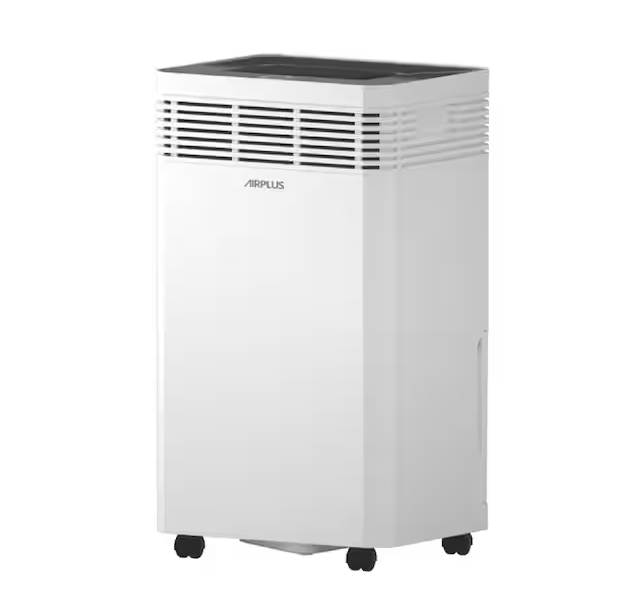 Edendirect 125 pt. 6,000 sq.ft. Commercial Dehumidifiers in White with Bucket and Built-in Pump, with Auto Defrost for Basement