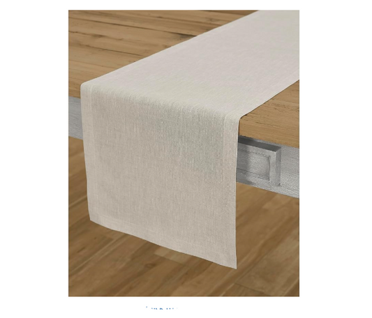 Table Runner 36 Inches - 100%Light Natural Table Runner 14 x 36 Athena
