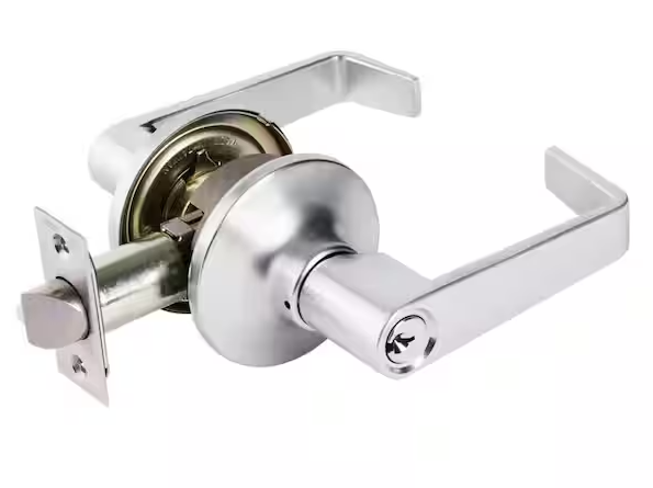 Universal Hardware Light Duty Commercial Storeroom Lever, ADA, UL 3-Hour Fire, ANSI Grade 2, Satin Chrome Finish