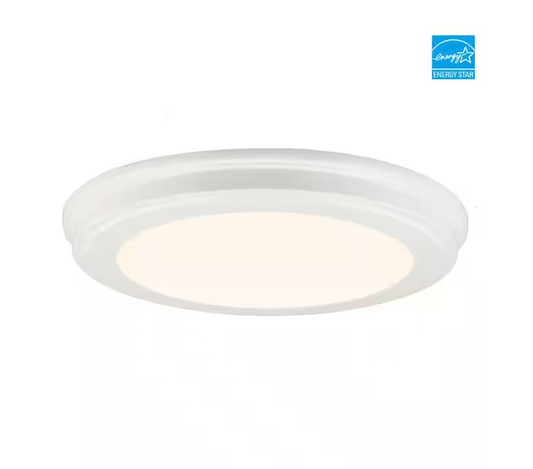 13 in. White Selectable LED Flush Mount