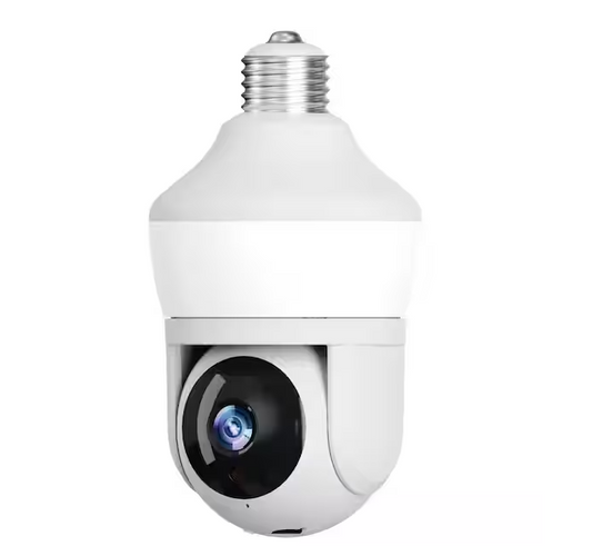 Sight Bulb Motion Detecting 360-Degree Indoor/Outdoor Wi-Fi Home Security Camera with Light