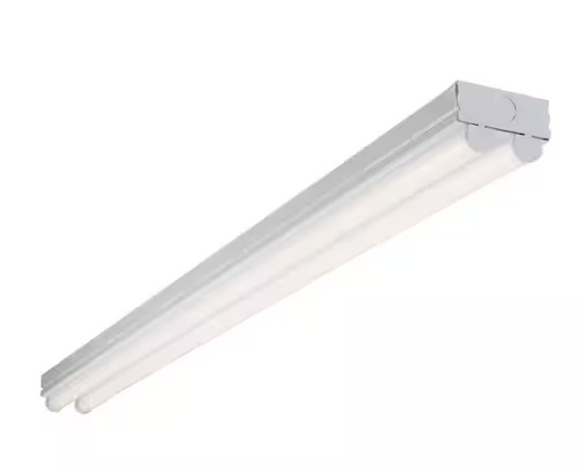 Metalux 4 ft. 2-Light Linear White Integrated LED Ceiling Strip Light with 4200 Lumens, 4000K