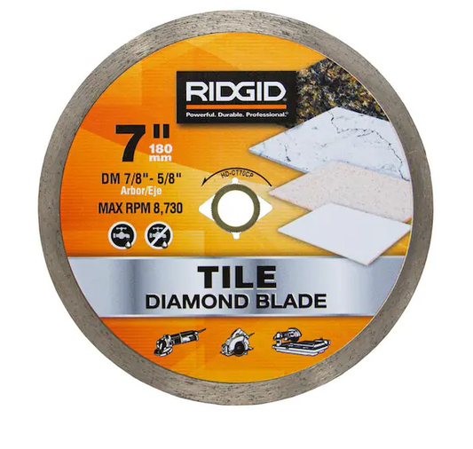 Ridgid 7 in. Continuous Diamond Blade