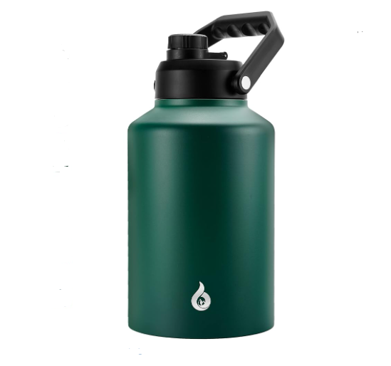 BJPKPK One Gallon(128 oz) Insulated Water Bottle, Dishwasher Safe Green