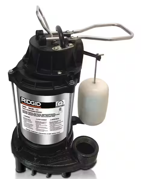 RIDGID 1/3 HP Stainless Steel Dual Suction Sump Pump