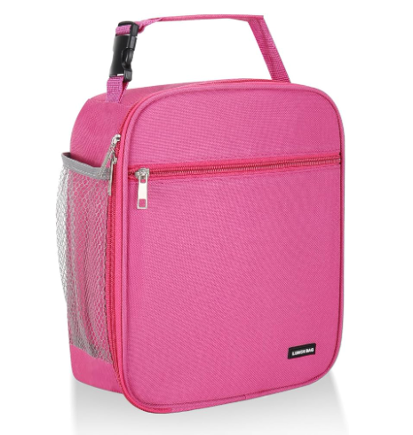 Insulated Lunchbox for Work Picnic Travel (Rosy)