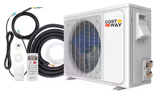 Cost Way 20 SEER2 12,000 BTU 1 Ton Ductless Mini Split Air Conditioner with Heat Pump 115V (Outside Unit Only)