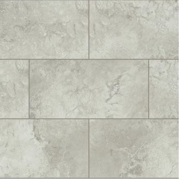 Lifeproof Inverness Travertine 22 MIL x 18.5 in. W x 37 in. L Click Lock Waterproof Vinyl Tile Flooring (19.1 sq. ft./case)