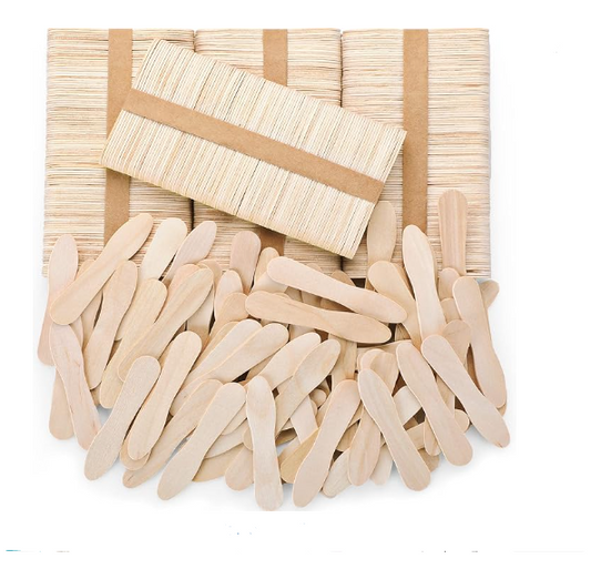 Skylety 3900 Pcs Wooden Ice Cream Spoon Bulk Mini Disposable Tasting Spoons 3 Inches