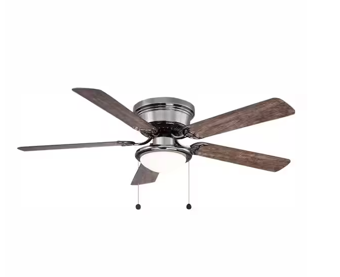 Hugger 52 in. LED Gunmetal Ceiling Fan