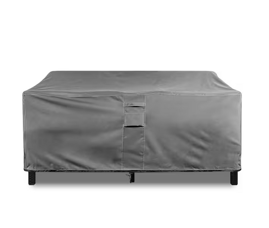 88 in. W x 32.5 in. H x 41 in. D Large Wide Brown Outdoor Patio Loveseat Furniture Cover