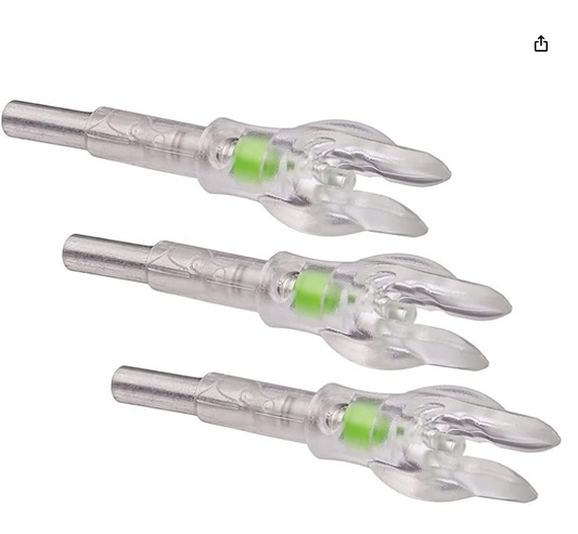 G Lighted Nock for Arrows with .166 Inside Diameter 3 Count (Pack of 1)