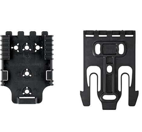Safariland QLS 1-2 Quick Locking System Kit, Platform Attachment for Duty Holsters with Locking Fork and Receiver Plate