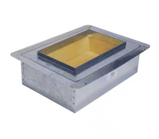 Master Flow 8 in. x 4 in. R6 Duct Board Insulated Register Box