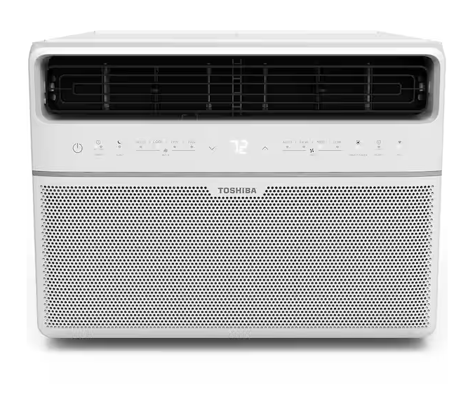 Toshiba 12,000 BTU 115-Volt Smart Wi-Fi Touch Control Window Air Conditioner with Remote for upto 550 sq. ft.