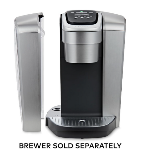 Keurig Water Reservoir & Lid For K-Elite Coffee Maker, replacement part Only, Brushed Silver