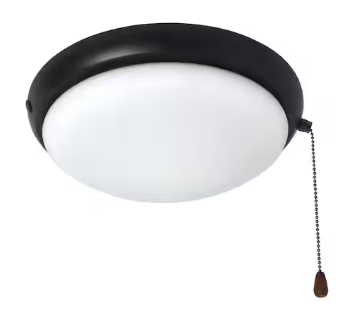 Hampton Bay 2-Light Oil Rubbed Bronze Ceiling Fan Moon LED Light Kit