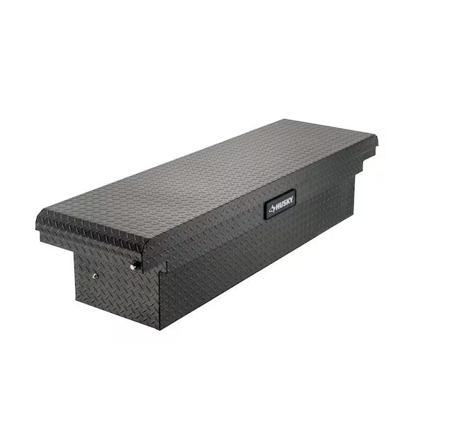 Husky 71 in. Graphite Aluminum Full Size Low Profile Crossover Truck Tool Box