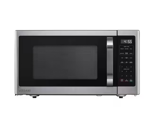 Vissani 1.6 cu. ft. Countertop with Sensor Cook Microwave in Stainless Steel