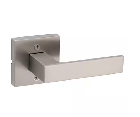 Singapore Satin Nickel Reversible Square Straight Half Dummy Door Handle