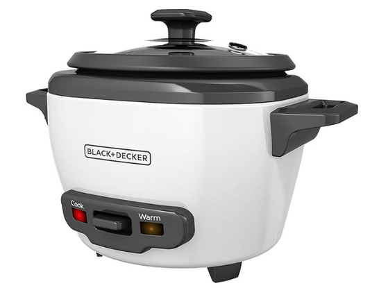 BLACK+DECKER 3-Cup Rice Cooker, 1.5-cup Uncooked Rice