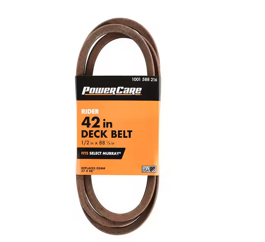 PowerCare Deck Belt for 42 in. cut Murray mowers, Replaces OEM number 37X88