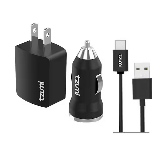 Tzumi USB-C Auto Home ChargePak