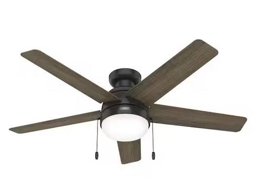 Hunter Avenue 52 in. Indoor Noble Bronze Ceiling Fan With Light Kit