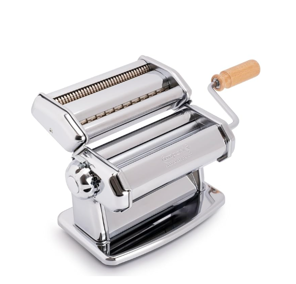 Imperia Pasta Maker Machine 100% Made in Italy, Spaghetti Fettuccine or Lasagna