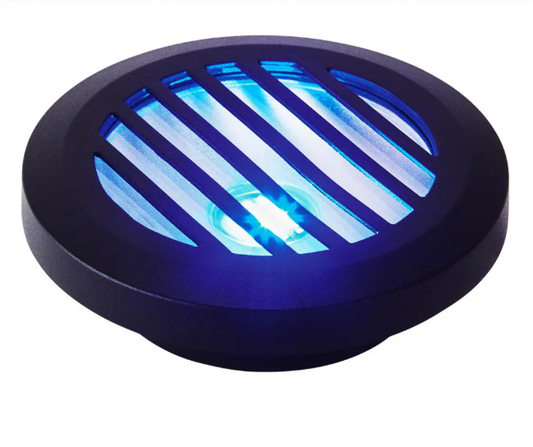 Low Voltage 500 Lumen Black Hardwired Color Changing Integrated LED InGround Well Light Powered by Hubspace